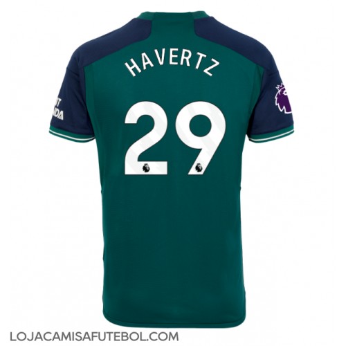 Camisa de Futebol Arsenal Kai Havertz #29 Equipamento Alternativo 2023-24 Manga Curta